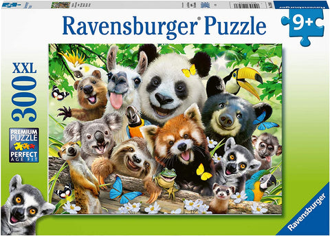 300 Piece Jigsaw Puzzle - Wildlife Selfie XXL-100-1000 Piece Jigsaw,Games & Toys,Gifts for 8+,Ravensburger Jigsaws-Learning SPACE