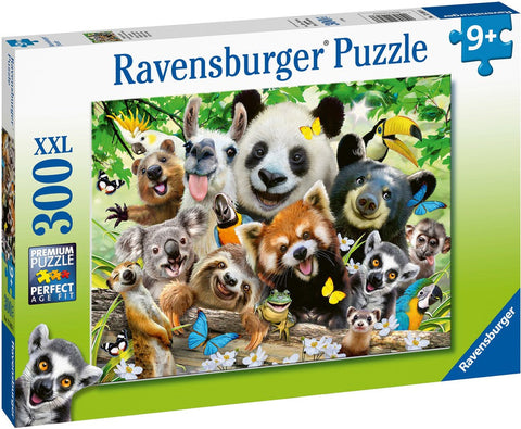 300 Piece Jigsaw Puzzle - Wildlife Selfie XXL-100-1000 Piece Jigsaw,Games & Toys,Gifts for 8+,Ravensburger Jigsaws-Learning SPACE