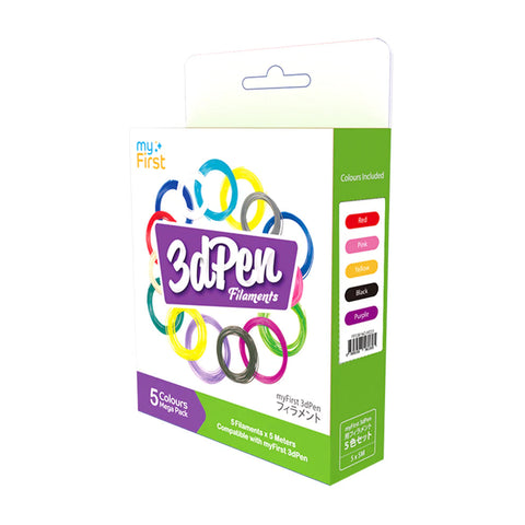 3D Pen Make Filament Refill | PCL 5 Colours-Art Materials,Arts & Crafts,Craft Activities & Kits,Dropship,My First Tech,Primary Arts & Crafts-Warm Colours-256-FP8001AC-WC01-Learning SPACE