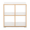 4 Cube Room Divider - Bubble Gum Range-Dividers,Dropship,Monarch UK,Shelves,Storage,Wellbeing Furniture-White-MEQ9021WHITE-Learning SPACE