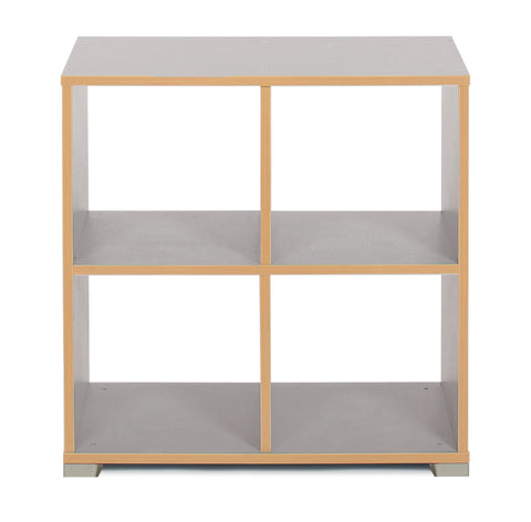 4 Cube Room Divider - Bubble Gum Range-Dividers,Dropship,Monarch UK,Shelves,Storage,Wellbeing Furniture-Grey-MAP9021GREY-Learning SPACE