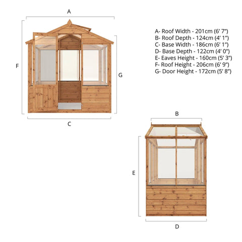 4 x 6 Traditional Greenhouse-Dropship,Eco Friendly,Forest School & Outdoor Garden Equipment,Greenhouses & Planters,Mercia Garden Products,Pollination Grant,Sheds,Wellbeing Furniture-Learning SPACE