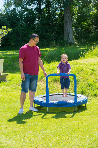 48” Themed Mini Trampoline – With Grab Rail-Trampoline-Bounce,Dropship,JumpKing,Trampoline,Trampolines,YJ Europe-Learning SPACE