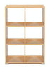 6 Cube Room Divider Vertical - Bubble Gum Range-Dividers,Dropship,Monarch UK,Shelves,Storage,Wellbeing Furniture-Maple-MEQ9023MAP-Learning SPACE