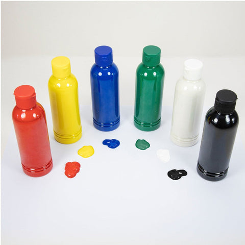 6-Pack Liquid Paints – 6-Pack Ready-Mixed Set for Kids-Arts & Crafts,Early Arts & Crafts,Galt,Messy Play,Paint,Primary Arts & Crafts,Stock-Learning SPACE