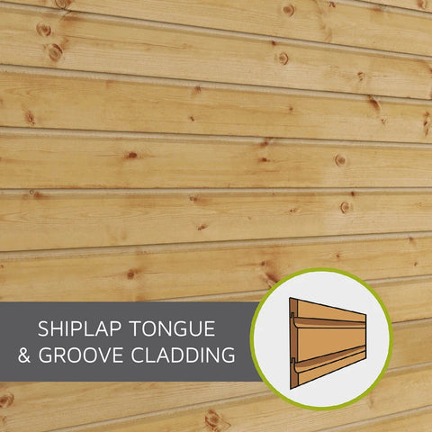 6 x 4 Modular Shiplap Apex Shed-Eco Friendly, Forest School & Outdoor Garden Equipment, Mercia Garden Products, Sheds, Wellbeing Furniture-Learning SPACE