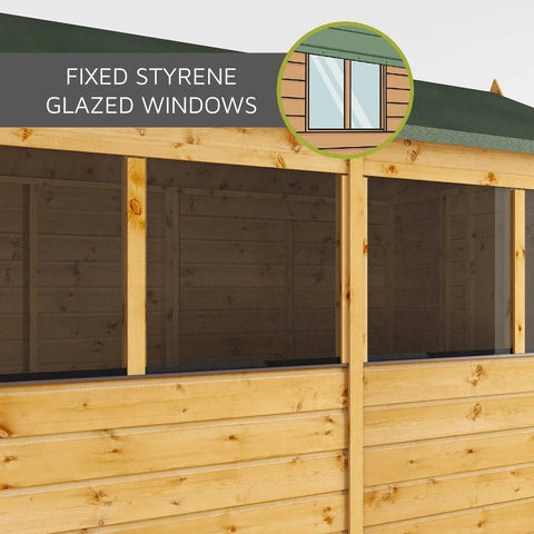 6 x 4 Modular Shiplap Apex Shed-Eco Friendly, Forest School & Outdoor Garden Equipment, Mercia Garden Products, Sheds, Wellbeing Furniture-Learning SPACE