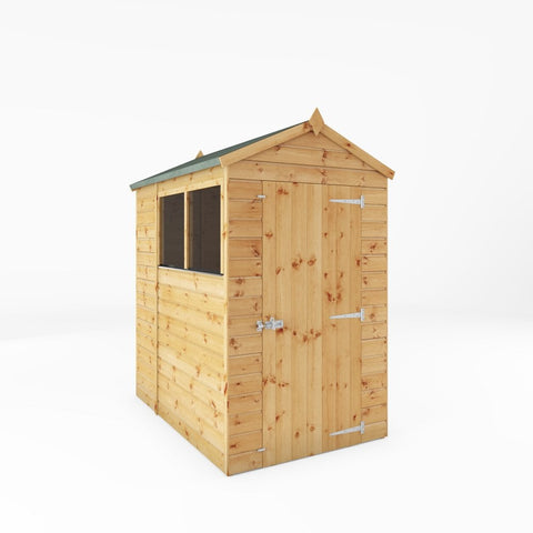 6 x 4 Modular Shiplap Apex Shed-Eco Friendly, Forest School & Outdoor Garden Equipment, Mercia Garden Products, Sheds, Wellbeing Furniture-Learning SPACE