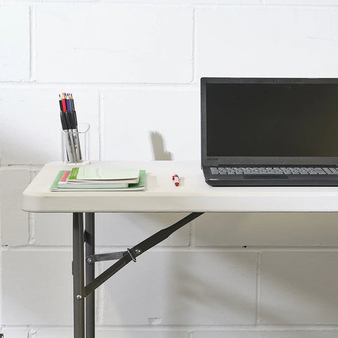 6ft Plastic Folding Trestle Table-Folding Table,Table-Learning SPACE