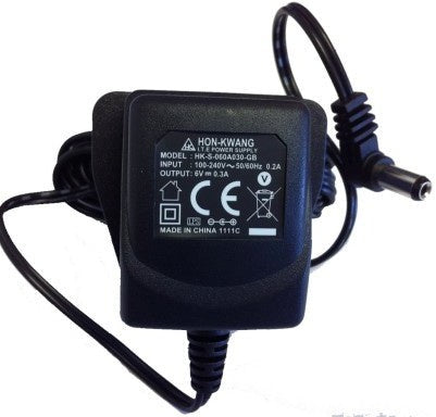 6v Mains Adapter Cable - Star Projector Cube-Early Education & Smart Toys-AllSensory,Sensory Light Up Toys,Sensory Projector Accessories,Stock,Visual Sensory Toys-Learning SPACE