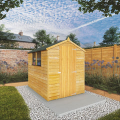 7 x 5 Overlap Apex Shed-Dropship,Eco Friendly,Forest School & Outdoor Garden Equipment,Mercia Garden Products,Sheds,Wellbeing Furniture-Learning SPACE