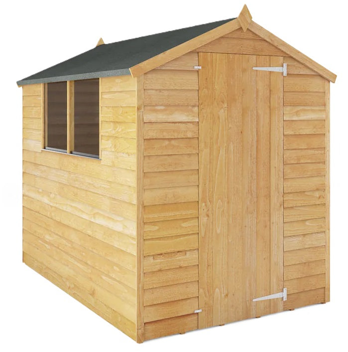 7 x 5 Overlap Apex Shed-Dropship,Eco Friendly,Forest School & Outdoor Garden Equipment,Mercia Garden Products,Sheds,Wellbeing Furniture-Mainland UK Install-SI-001-001-0002-SI-INSTALL090-Learning SPACE