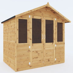 7 x 5 Traditional Double Door Summerhouse-Dropship,Eco Friendly,Forest School & Outdoor Garden Equipment,Mercia Garden Products,Sheds,Wellbeing Furniture-Learning SPACE