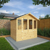 7 x 5 Traditional Double Door Summerhouse-Dropship,Eco Friendly,Forest School & Outdoor Garden Equipment,Mercia Garden Products,Sheds,Wellbeing Furniture-Learning SPACE