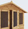 7 x 5 Traditional Double Door Summerhouse-Eco Friendly, Forest School & Outdoor Garden Equipment, Mercia Garden Products, Sheds, Wellbeing Furniture-Learning SPACE