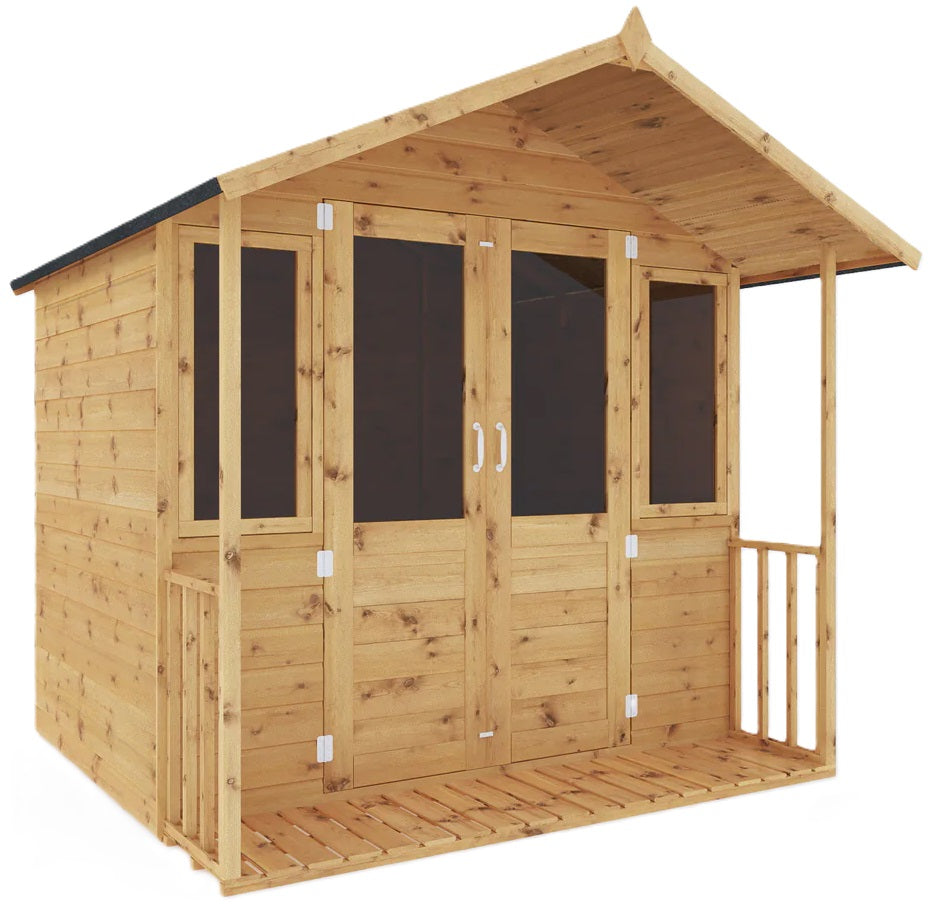 7 x 7 Bournemouth Wooden Summerhouse-Dropship,Eco Friendly,Forest School & Outdoor Garden Equipment,Mercia Garden Products,Sheds,Wellbeing Furniture-Mainland UK Install-SI-003-001-0043-SI-INSTALL120-Learning SPACE