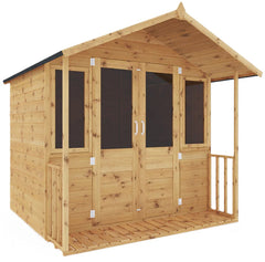 7 x 7 Bournemouth Wooden Summerhouse-Dropship,Eco Friendly,Forest School & Outdoor Garden Equipment,Mercia Garden Products,Sheds,Wellbeing Furniture-Mainland UK Install-SI-003-001-0043-SI-INSTALL120-Learning SPACE