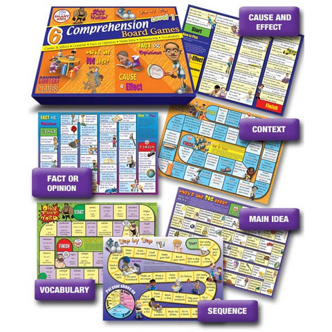 8 Reading Comprehension Board Games-Comprehension,fiction,Games & Toys,Literacy,Literacy Toys,Primary Games & Toys,Primary Literacy,SmartKids-Learning SPACE