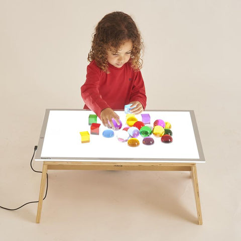 A2 Light Panel & Table Set-Dropship,Light Box Accessories,Light Boxes,TickiT,Visual Fun,Visual Sensory Toys-Learning SPACE