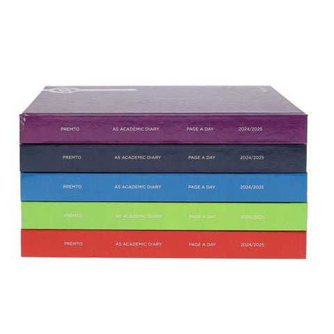 A5 2024-2025 Page A Day Academic Diary-Calming & Anxiety,Paper & Card,Premier Office,Transitions and Routines-Learning SPACE