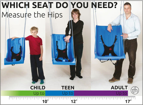 Adult Full Support Swing Seat-Adapted Outdoor play,AllSensory,Calming & Anxiety,Dropship,Helps With,Outdoor Swings,Physical Needs,Sensory Seeking,Specialised Prams Walkers & Seating,Stock,Teen & Adult Swings,Vestibular-Including VAT-TFH8TASSVAT-Learning SPACE
