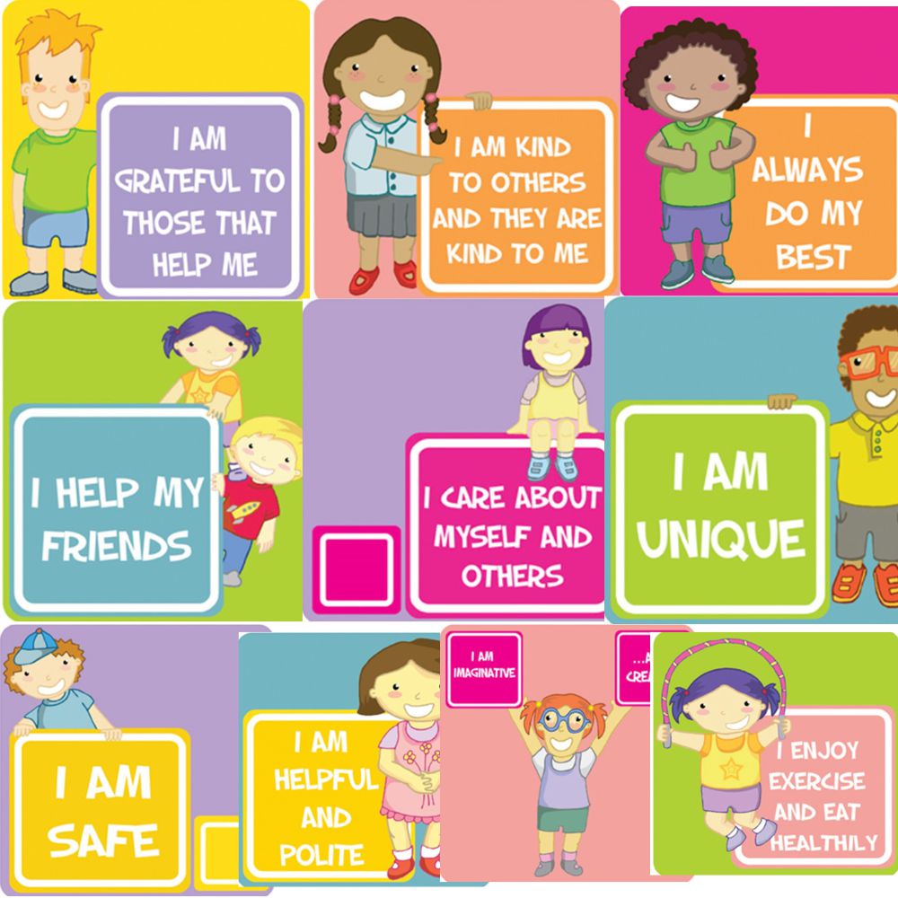 Affirmations (Full set of 10) Outdoor Signs-Calmer Classrooms,Classroom Displays,Dropship,Forest School & Outdoor Garden Equipment,Helps With,Inspirational Playgrounds,Nurture Room,Playground Wall Art & Signs,Stock-Learning SPACE
