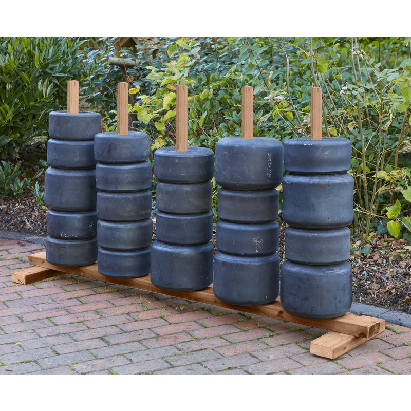 Alfreton Mini Tyre Counting Rods-Cosy Direct,Cosy Outdoor,Discontinued,Dropship,Forest School & Outdoor Garden Equipment,Outdoor Classroom,Outdoor Play,Outdoor Toys & Games-Learning SPACE