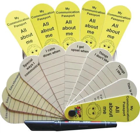 All About Me - Communication Passport Fan-Additional Need,Calmer Classrooms,Calming & Anxiety,communication,Fans & Visual Prompts,Learning Difficulties,Play Doctors,Primary Literacy,PSHE,Social Stories & Games & Social Skills,Transitions and Routines-Learning SPACE