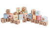 Alphabet blocks with bag-Baby Wooden Toys,Building Blocks,Discontinued,Learn Alphabet & Phonics,Stacking Toys & Sorting Toys,Wooden Toys-Learning SPACE