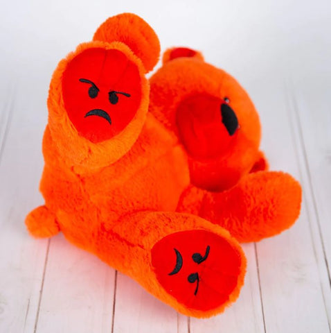 Angry Bear - Mood Bear-Additional Need,Bullying,Calming & Anxiety,Calming and Relaxation,Comfort Toys,Eco Friendly,Emotions & Self Esteem,excell2,Games & Toys,Helps With,Mood Bear,PSHE,Social Emotional Learning,Social Stories & Games & Social Skills,Stress Relief-Learning SPACE