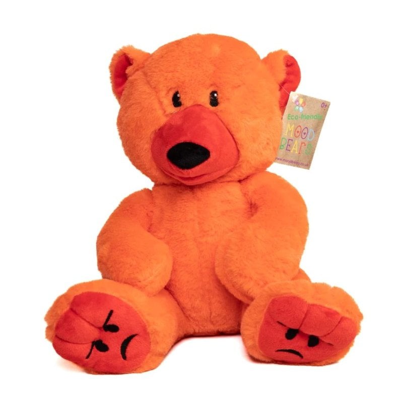 Angry Bear - Mood Bear-Additional Need,Bullying,Calming & Anxiety,Calming and Relaxation,Comfort Toys,Eco Friendly,Emotions & Self Esteem,excell2,Games & Toys,Helps With,Mood Bear,PSHE,Social Emotional Learning,Social Stories & Games & Social Skills,Stress Relief-Learning SPACE