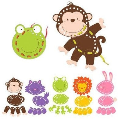 Animals Threading Toys-Additional Need,Arts & Crafts,Craft Activities & Kits,Early Arts & Crafts,Fiesta Crafts,Fine Motor Skills,Helps With,Maths,Memory Pattern & Sequencing,Primary Arts & Crafts,Primary Maths,Stock,Strength & Co-Ordination,Threading,Tracking & Bead Frames-Learning SPACE