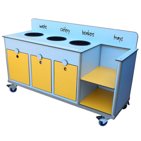 Aqua Smart Medium Clearing Trolley-Dropship,Norseman,School Trolley,Trolleys-Learning SPACE
