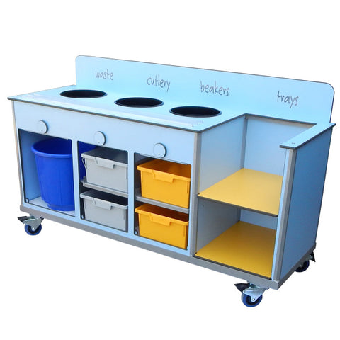 Aqua Smart Medium Clearing Trolley-Dropship,Norseman,School Trolley,Trolleys-Learning SPACE
