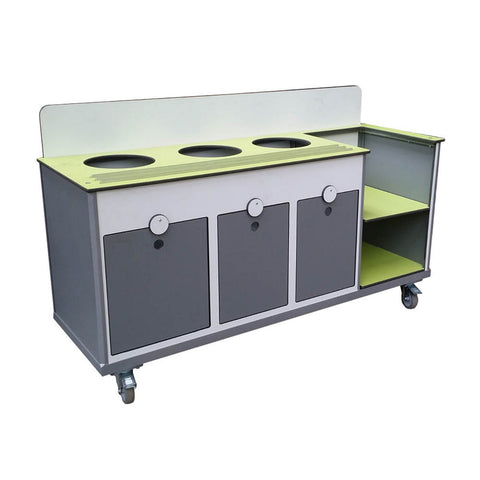 Aqua Smart Medium Clearing Trolley-Dropship,Norseman,School Trolley,Trolleys-Learning SPACE