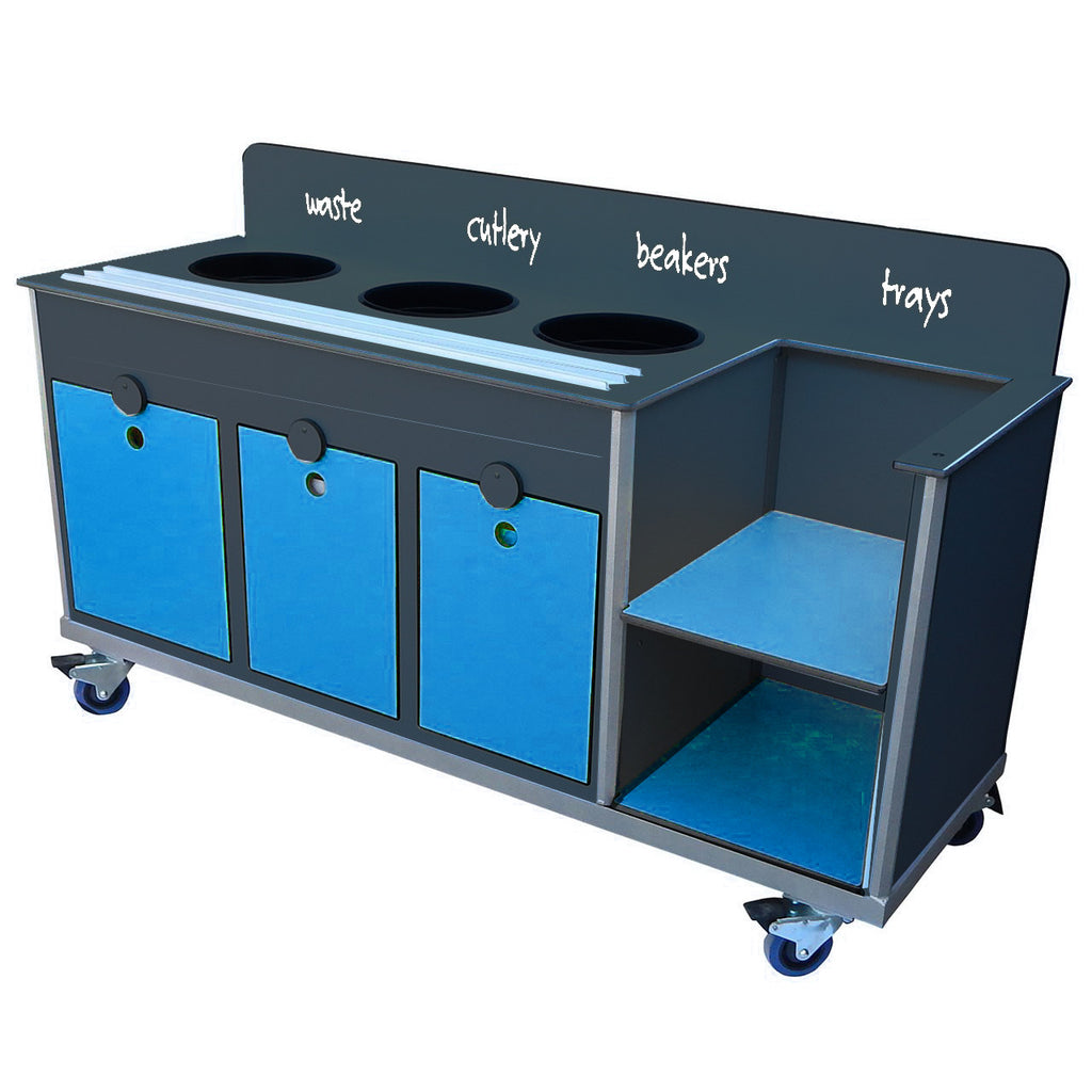 Aqua Smart Medium Clearing Trolley-Dropship,Norseman,School Trolley,Trolleys-Learning SPACE