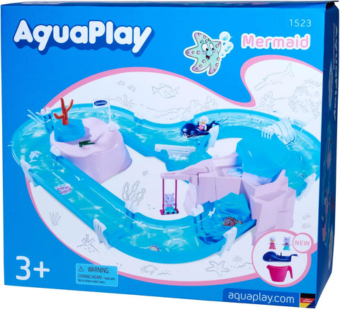 AquaPlay Mermaid Water Playset – Portable Water Canal System with Boat & Figure-Aquaplay,Gifts For 3-5 Years Old,Gifts for 5-7 Years Old,Outdoor Sand & Water Play,Sand & Water,Sand & Water Trays,Water & Sand Toys-Learning SPACE