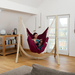 Artista Vino Hammock Hanging Chair-Hammock Chair-Amazonas,Cotton,Hammock chair,Hanging Chair,Indoor,Large,Red,Single-Learning SPACE