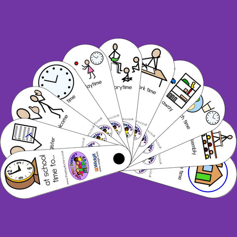 At School Time To Fan-Early Education & Smart Toys-Back To School,Calmer Classrooms,Calming & Anxiety,communication,Deaf & Hard of Hearing,Fans & Visual Prompts,Life Skills,Play Doctors,Primary Literacy,PSHE,Social Stories & Games & Social Skills,Transitions and Routines-Learning SPACE