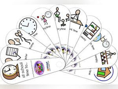 At School Time To Fan-Early Education & Smart Toys-Back To School, Calmer Classrooms, communication, Communication Games & Aids, Fans & Visual Prompts, Helps With, Life Skills, Neuro Diversity, Planning And Daily Structure, Play Doctors, Primary Literacy, PSHE, Schedules & Routines, Seasons, Social Stories & Games & Social Skills, Stock, Transitioning and Travel-Learning SPACE