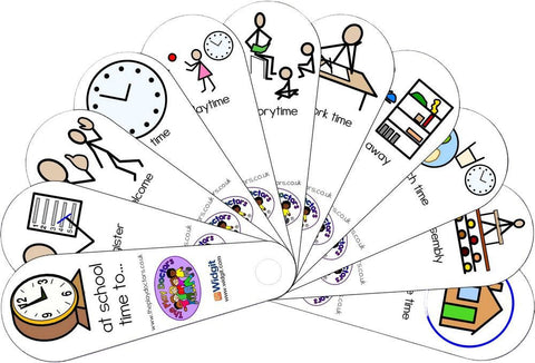 At School Time To Fan-Early Education & Smart Toys-Back To School,Calmer Classrooms,Calming & Anxiety,communication,Deaf & Hard of Hearing,Fans & Visual Prompts,Life Skills,Play Doctors,Primary Literacy,PSHE,Social Stories & Games & Social Skills,Transitions and Routines-Learning SPACE