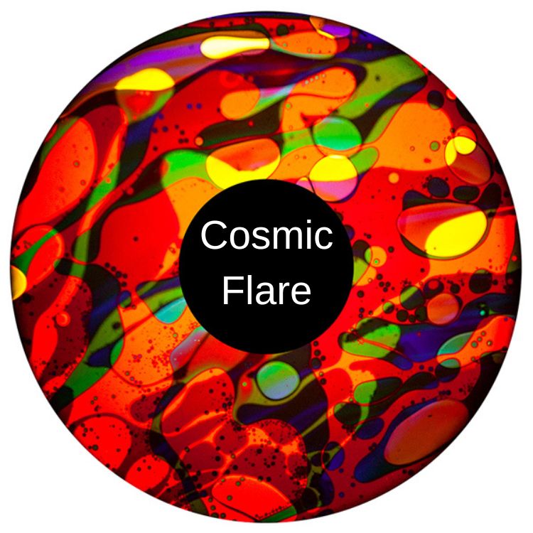 Aura and Solar Projector - 6 Inch Magnetic Liquid Effect Wheel-[OPTI] Kinetics,Autism,Chill Out Area,Matrix Group,Neuro Diversity,Sensory Projector Accessories,Sensory Projectors,Teenage Projectors-VAT Exempt-Cosmic Flare-FGM7038-Learning SPACE