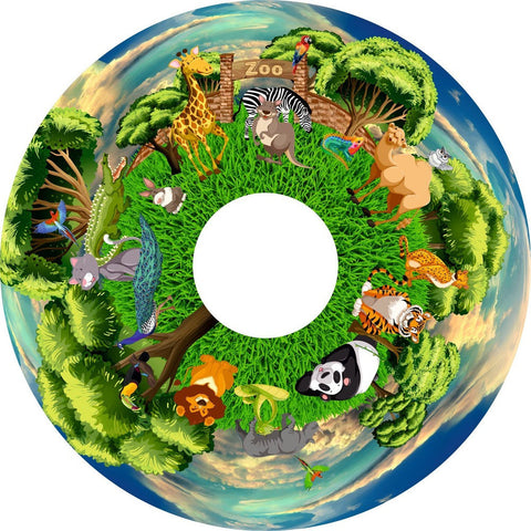 Aura and Solar Projector - 6 Inch Magnetic Picture Wheel-[OPTI] Kinetics,Autism,Chill Out Area,Matrix Group,Neuro Diversity,Sensory Projectors,Teenage Projectors,Underwater Sensory Room-At The Zoo-VAT Exempt-FGM7447-Learning SPACE