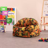 Autumn Leaves Printed Large Classic Bean Bag-Bean Bags,Bean Bags & Cushions,Dropship,Eden Learning Spaces,Nature,Nature Learning Environment,Nature Sensory Room,Wellbeing Furniture-Learning SPACE