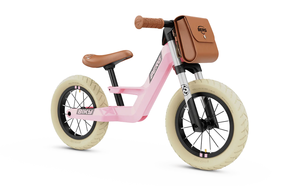 BERG Biky Retro-Baby Ride On's & Trikes, Balance Bikes, Berg Toys, Christmas, Gifts For 2-3 Years Old, Ride & Scoot, Ride On's. Bikes & Trikes-Pink-Learning SPACE