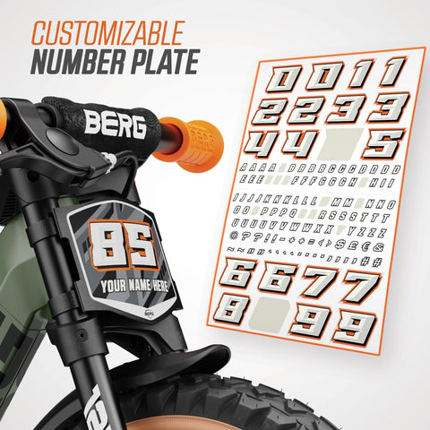 BERG Biky Trail Green With Handbrake-Baby Ride On's & Trikes,Balance Bikes,Berg Toys,Ride & Scoot,Ride On's. Bikes & Trikes-Learning SPACE