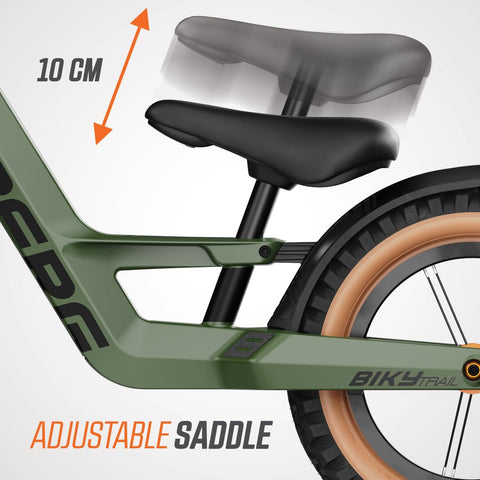 BERG Biky Trail Green With Handbrake-Baby Ride On's & Trikes,Balance Bikes,Berg Toys,Ride & Scoot,Ride On's. Bikes & Trikes-Learning SPACE