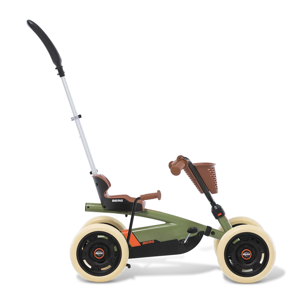 BERG Buzzy Retro Green 2-in-1 Go-Kart-Berg Toys,Early Years. Ride On's. Bikes. Trikes,Go-Karts,Ride & Scoot,Ride On's. Bikes & Trikes-Learning SPACE