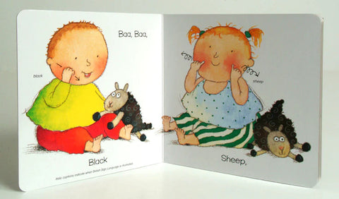 Baa Baa Black Sheep Signalong (Board Book)-Additional Need,Baby Books & Posters,Childs Play,Deaf & Hard of Hearing,Early Years Books & Posters,Early Years Literacy,Nursery,Specialised Books,Tactile Toys & Books-Learning SPACE