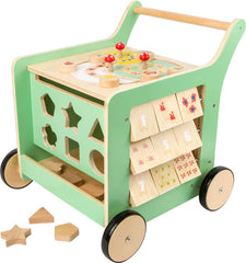 Baby Walker - Move It Green-Additional Need,Baby Walker,Gifts For 1 Year Olds,Gifts For 6-12 Months Old,Gross Motor and Balance Skills,Helps With,Small Foot Wooden Toys,Stock,Wooden Toys-Learning SPACE